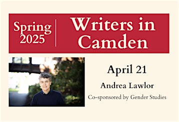 Writers in Camden: Andrea Lawlor | Fine Arts Building
