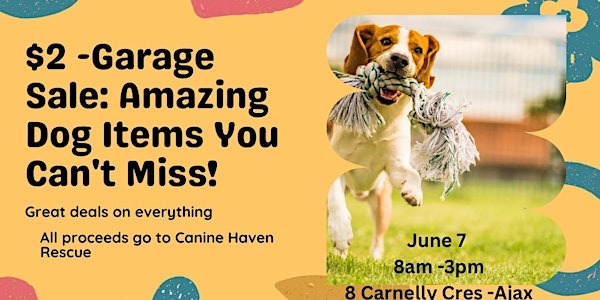 Canine Haven Rescue $2 sale | 8 Carnelly Crescent