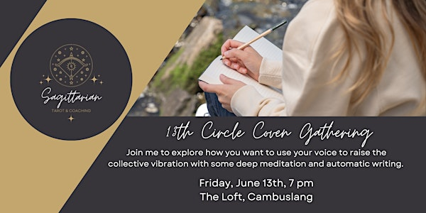June 13th Circle Coven Gathering | The Loft Glasgow