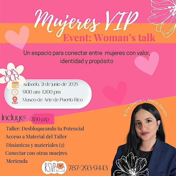 Mujeres VIP: Desbloqueando tu Potencial | Museo de Arte de Puerto Rico