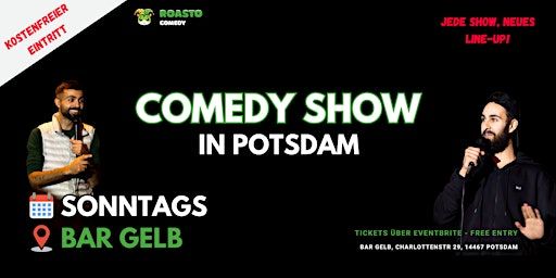 ROASTO Comedy - Open Mic | Bar Gelb - Potsdam