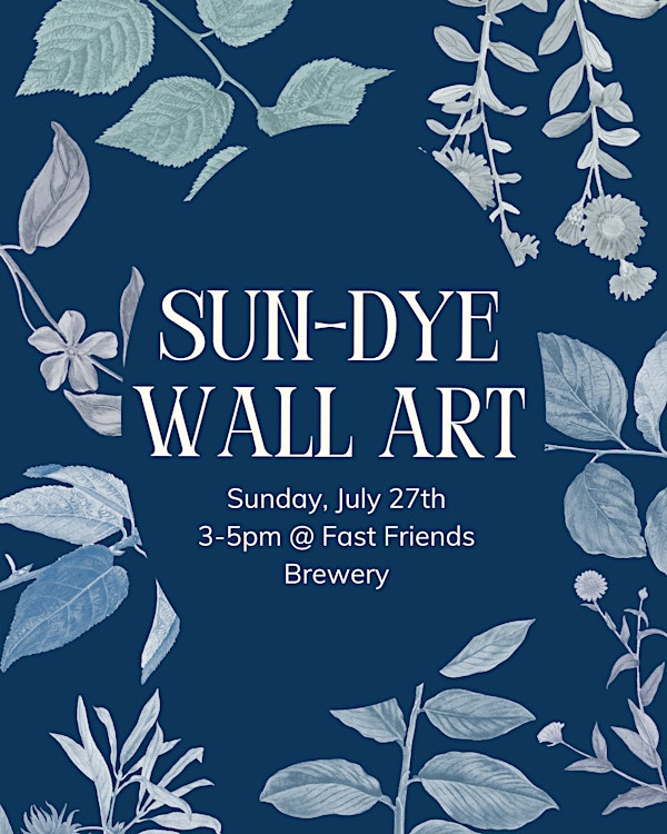 Sun Dye Wall Art | Fast Friends Beer Company