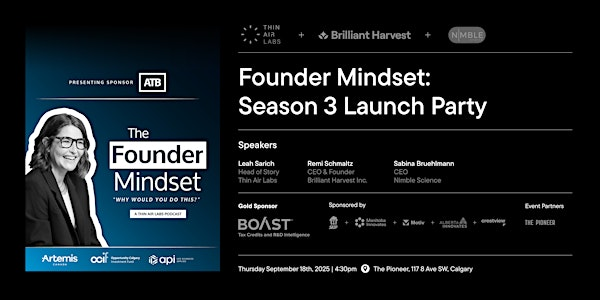 Founder Mindset: Season 3 Launch Party | The Pioneer
