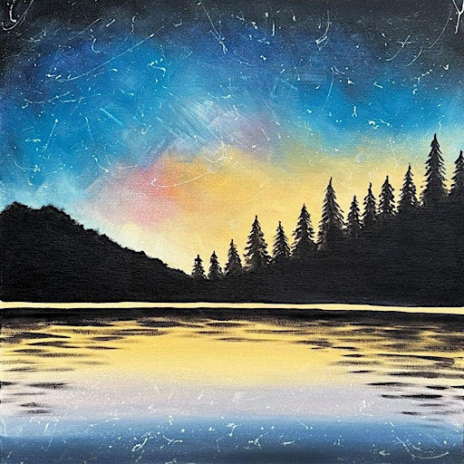 Sip & Paint at Porto Lounge Fishponds, Bristol - "Forest Glow" | Porto Lounge