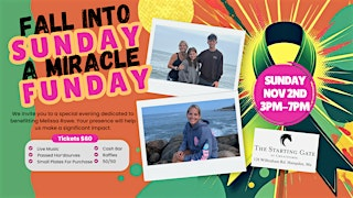 Fall Into A Miracle - A Sunday Funday to Benefit Melissa Rowe | The Starting Gate at GreatHorse