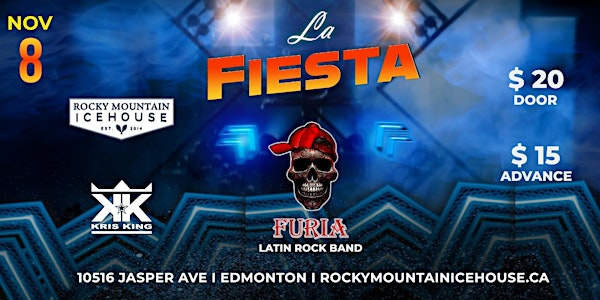 LA FIESTA PRESENTS FURIA LATIN ROCK BAND | Rocky Mountain Icehouse