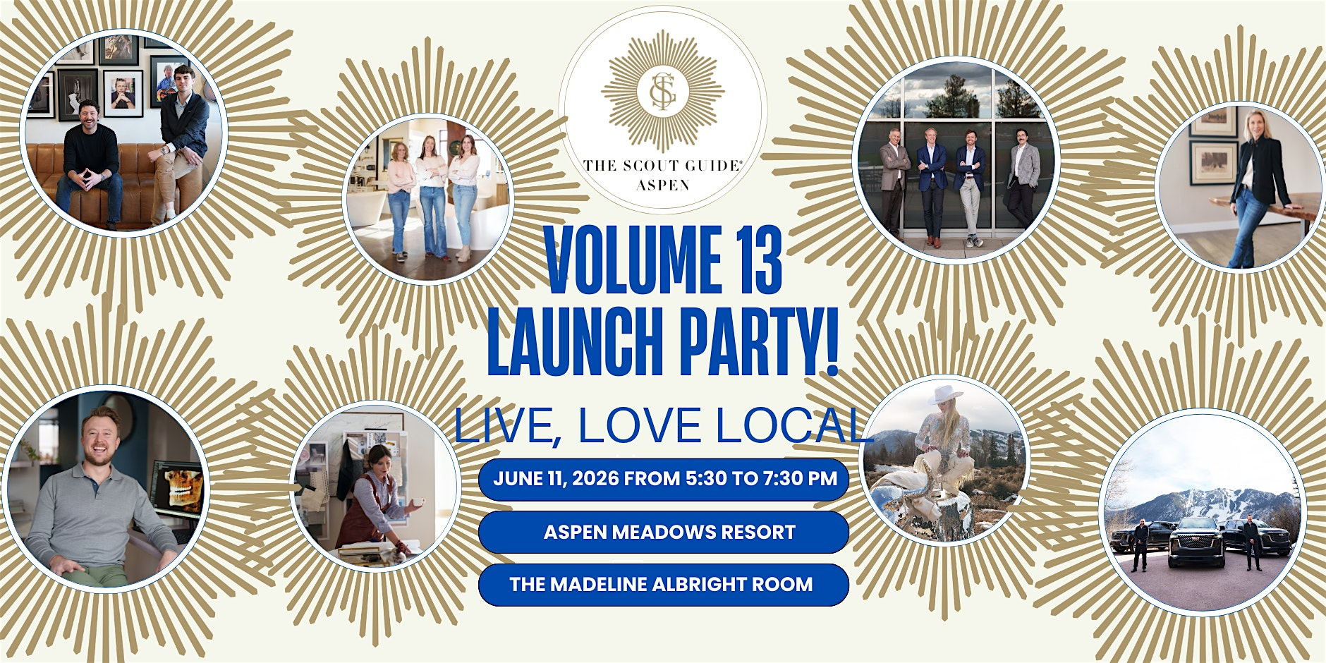The Scout Guide Aspen & the Roaring Fork Valley Volume 13 Launch Party | Aspen Meadows Resort