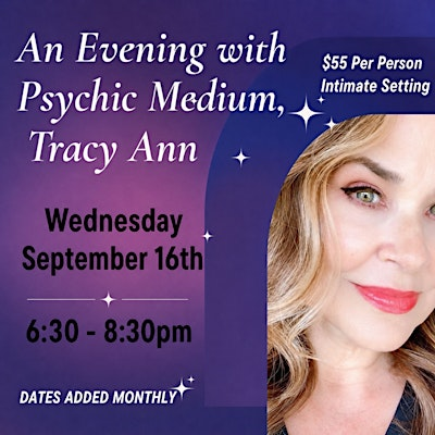 9/16 Psychic Medium, Tracy Ann at the Grey Goat | Grey Goat Farmtique