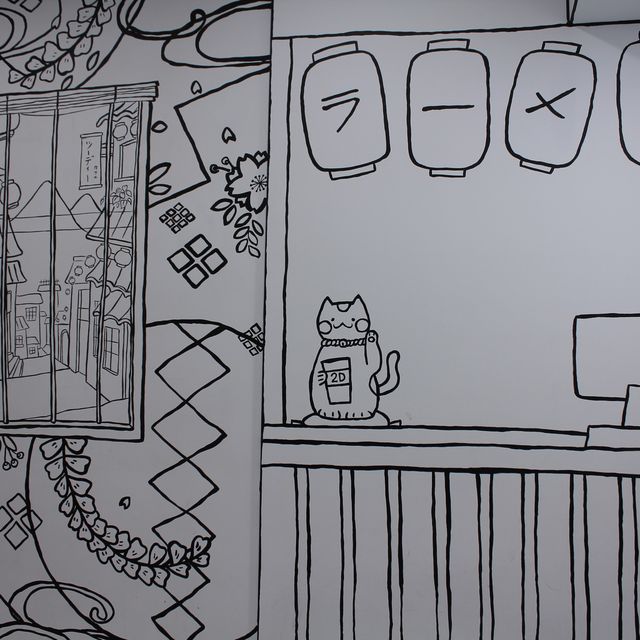 2D TAIWAN咖啡館~師大商圈也能讓你置身異次元空間漫畫內 創造你專屬的本人