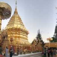Grand and Holy temple at Doi Suthep 