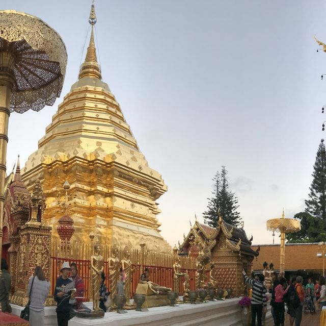 Grand and Holy temple at Doi Suthep 