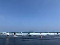 烏石港來看衝浪客