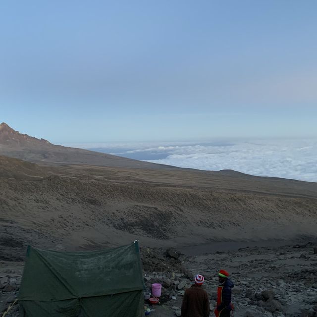 nearing the peak Kilimanjaro