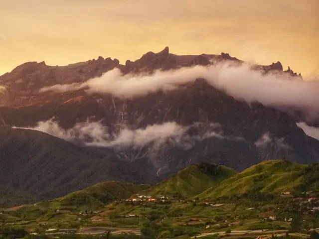 Mount Kinabalu at Dusk 