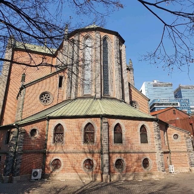 명동에서 크리스마스 분위기 느끼기