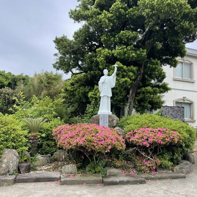 【長崎県】ペパーミントグリーンの壁が美しい教会へ。