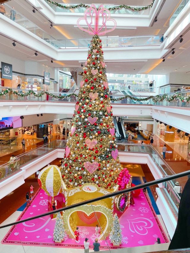 聖誕打卡🎅🏼 香港巨型粉紅聖誕樹🎄又一城