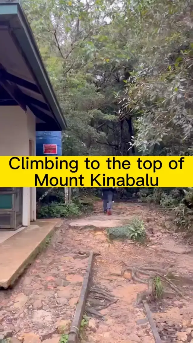 Climbing to the top of Mt Kinabalu