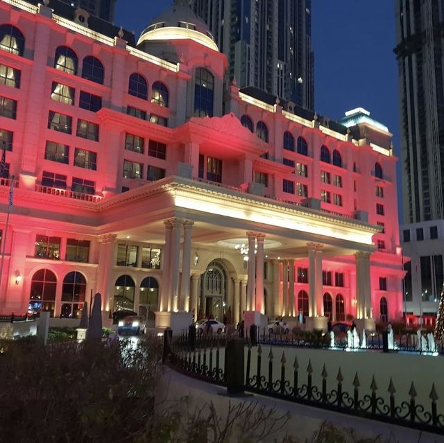 Dubai Waterfall 🫧💙💜🖤