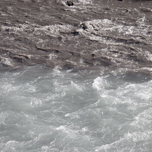 Black and white river 