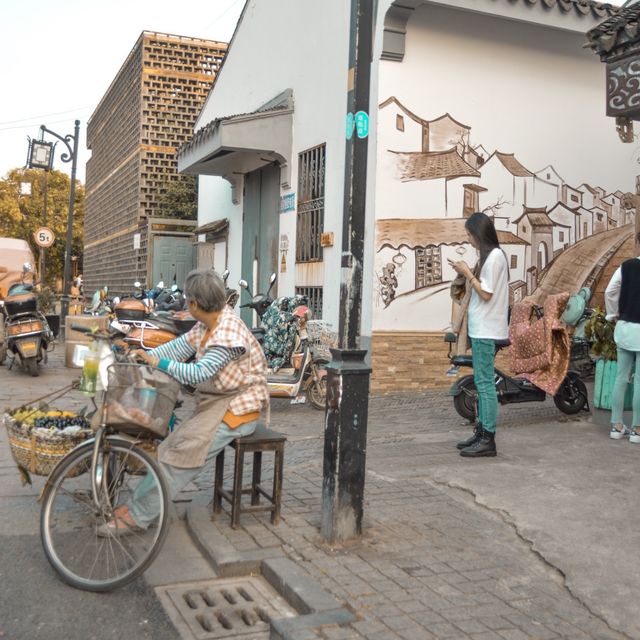 Evening walk at the vibrant PingJiang road