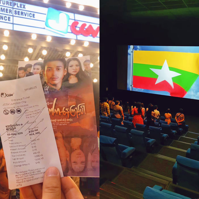 Southeast Asia Travel | In Myanmar 🇲🇲, when watching a movie, everyone must stand up and sing the national anthem.