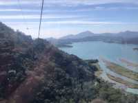 Sun Moon Lake + Formosan Aboriginal Culture Village + cable car + cherry blossoms