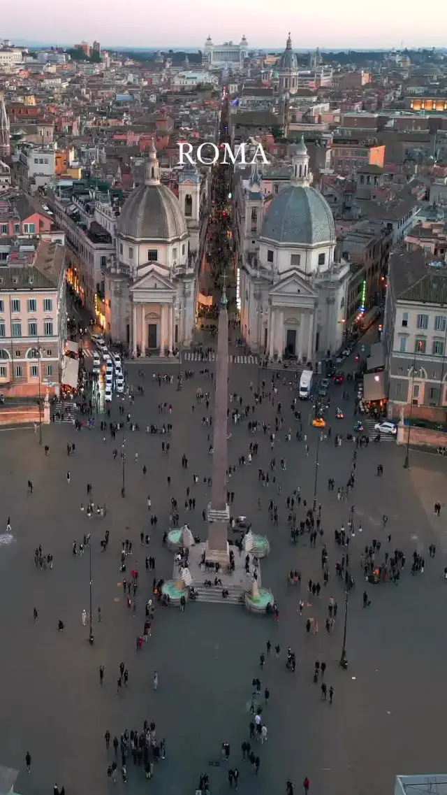 Rome's Hidden Jewel: Piazza del Popolo 🇮🇹 - A Square of Timeless Elegance