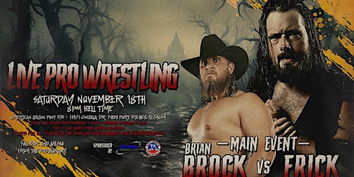 LIVE Pro Wrestling | American Legion Post 535