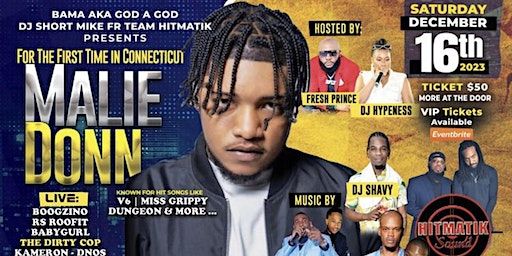 MALIE DONN FIRST TIME IN CONNECTICUT | White Eagle Club, East Washington Avenue, Bridgeport, CT, USA