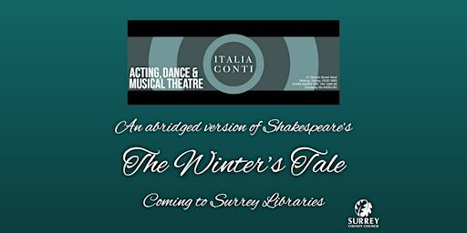 Shakespeare's The Winter's Tale is coming to Farnham Library | Farnham Library