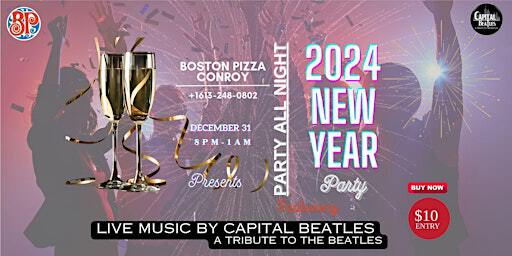Beatles Tribute New Year countdown party Live Music by Capital Beatles Band | 2980 Conroy Rd