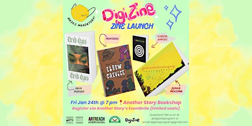 DigiZine’s Zine Launch and Artist Panel | Another Story Bookshop