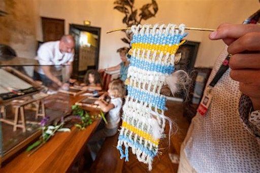 Visite-atelier en famille : Tissage végétal | Atelier-musée Jean Lurçat, Château des tours Saint-Laurent