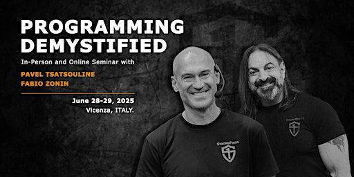 PROGRAMMING DEMYSTIFIED—In-Person and Online Seminar—Vicenza, Italy | Museo civico di Palazzo Chiericati – Salone d’Onore