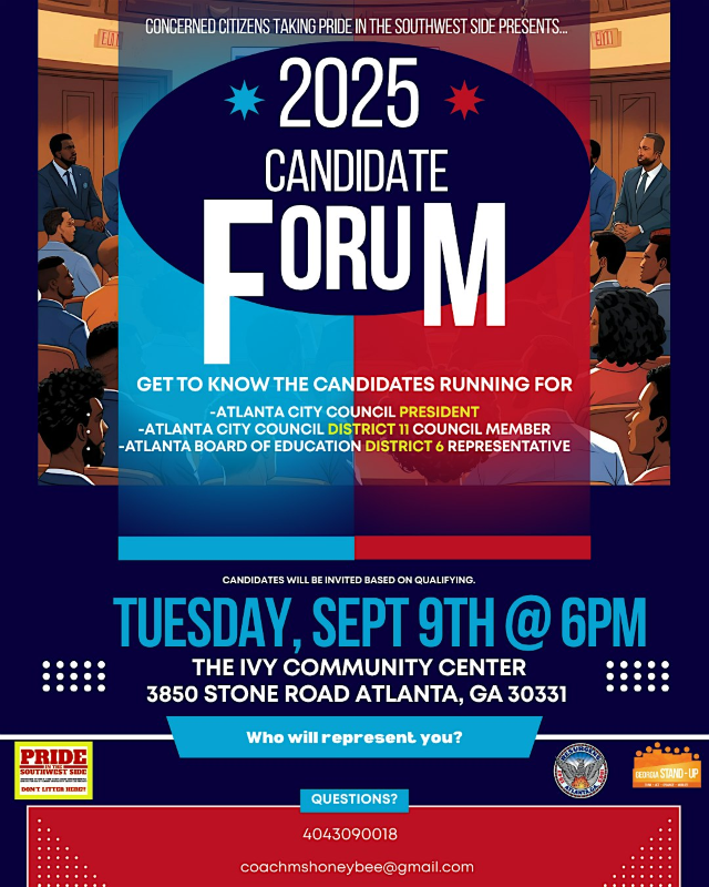 2025 District 11 and District 6 City Of Atlanta Candidate Forum | Ivy Community Center