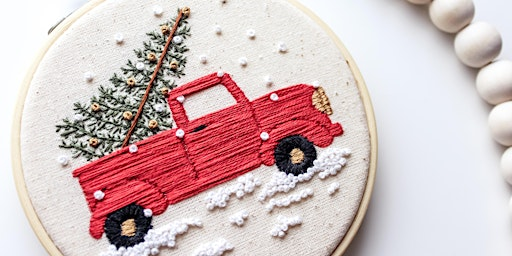 Christmas decoration hand embroidery workshop | Milestone Studios
