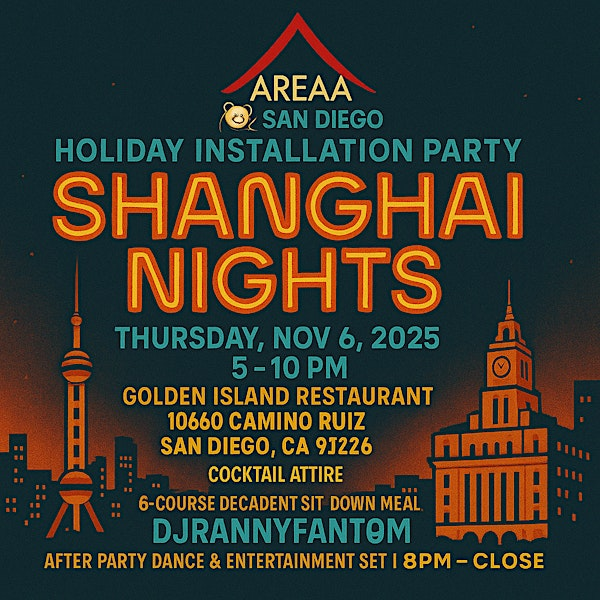 AREAA - Holiday Installation Party 'Shanghai Nights' | Golden Island