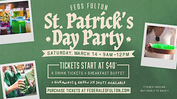 St Patrick’s Day Party at Federales in Fulton Market / West Loop | Federales Tacos & Tequila - Fulton Market, Chicago