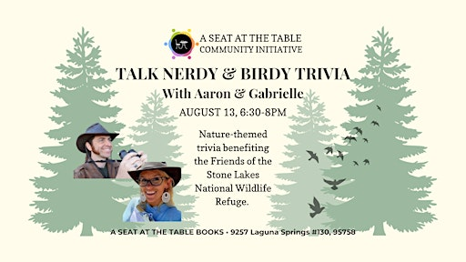 Talk Nerdy & Birdy Trivia | A Seat at the Table Books