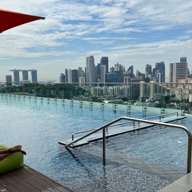 Infinity Pool @ Hotel Jen Orchardgateway 