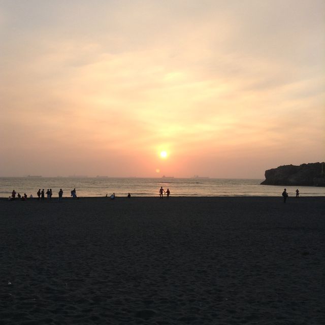 가오슝 검은모래해변 치진해수욕장 