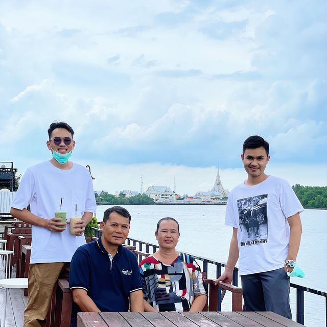 มีน้ำมีปลา 🐟 ร้านอาหารริมแม่น้ำ วิวดีมากกก🫧🎉