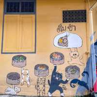Street Art เบตง มีแมวเต็มไปหมดเลย