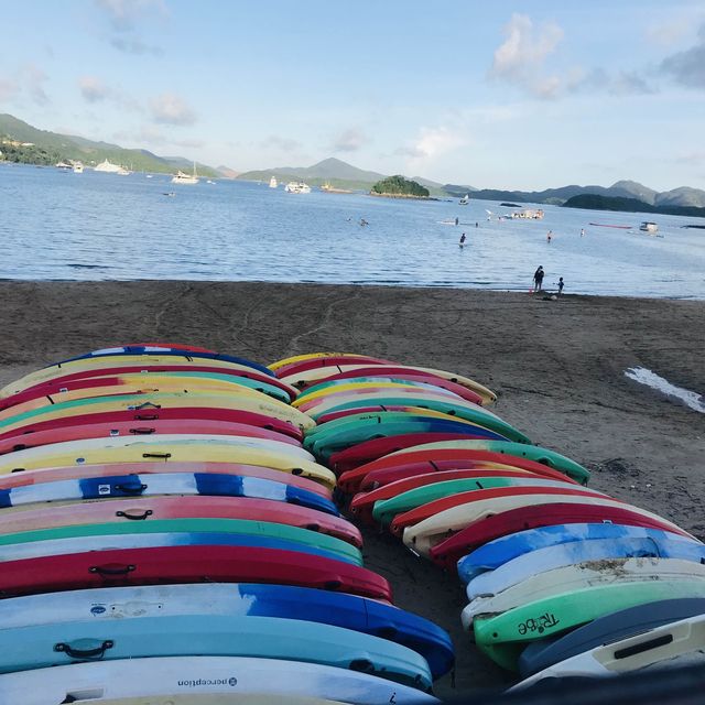 水清沙幼 行山或者搭船都可以到嘅沙灘🏖️