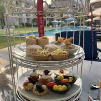 ทาน afternoon tea กันค่ะ ที่ รร. ยู สาธร
