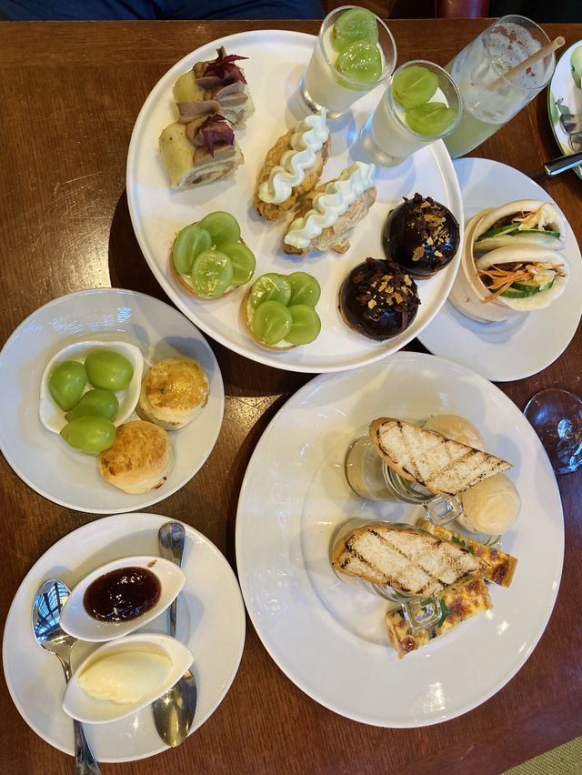 📍尖沙咀凱悅酒店🏨住宿連餐飲體驗分享｜期間限定🇰🇷韓國香印提子🍇下午茶