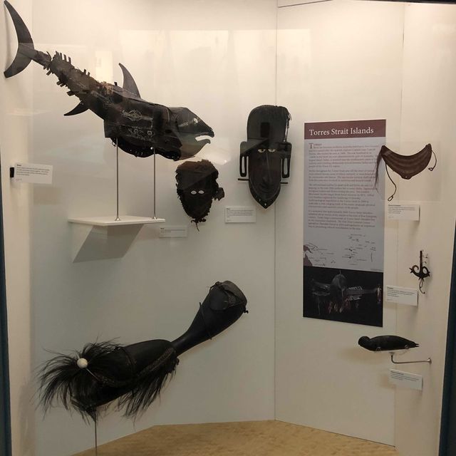 Melanesian display in the Museum