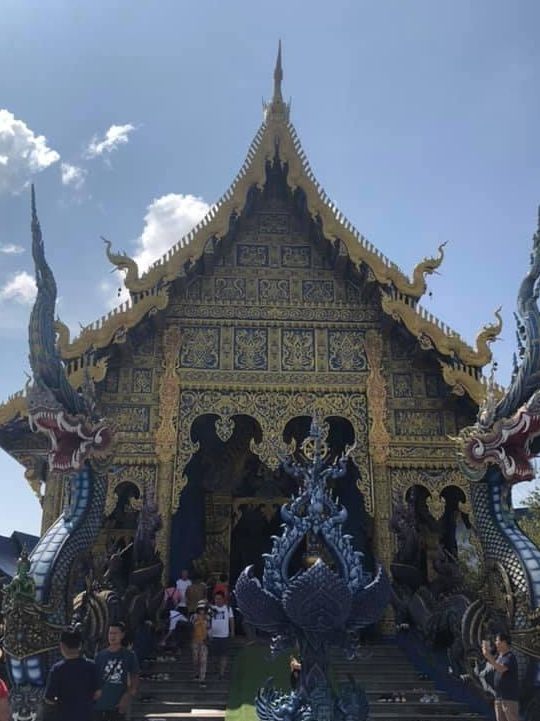 BLUE TEMPLE and BLACK HOUSE