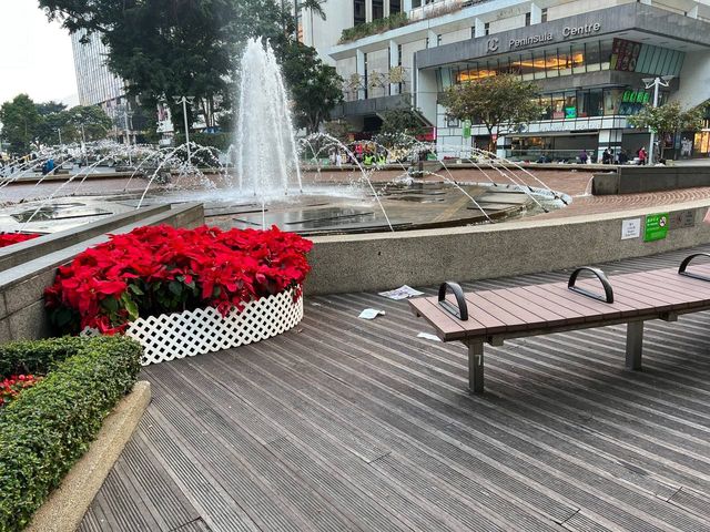尖東地標噴水池@市政局百周年紀念花園